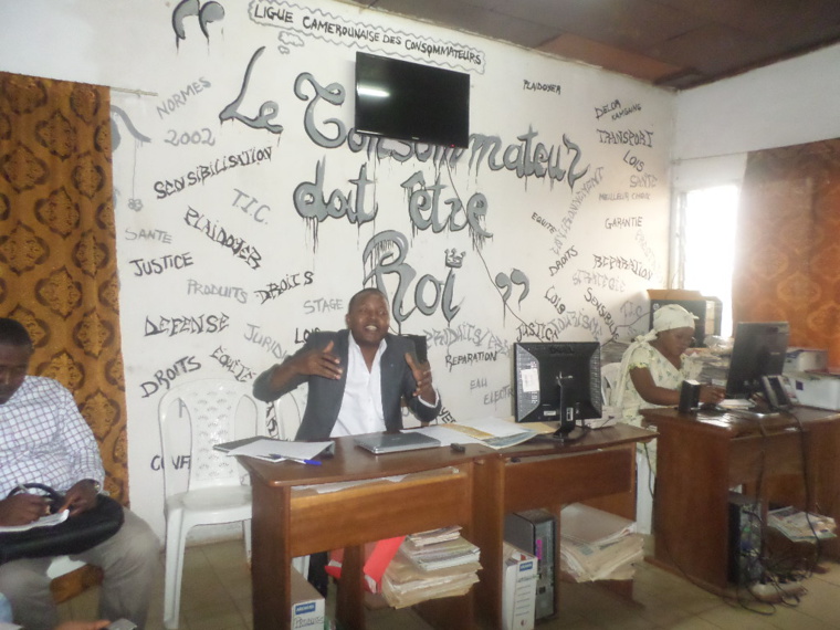 Delor Magellan Kamseun,Président de la Ligue Camerounaise des Consommateurs Delor Magellan Kamseun,Président de la Ligue Camerounaise des Consommateurs