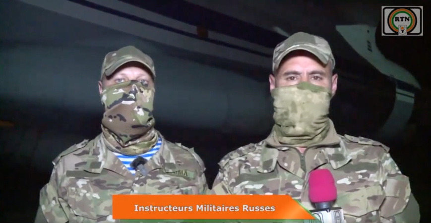 Le Niger officialise l'arrivée d'une centaine d'instructeurs militaires russes