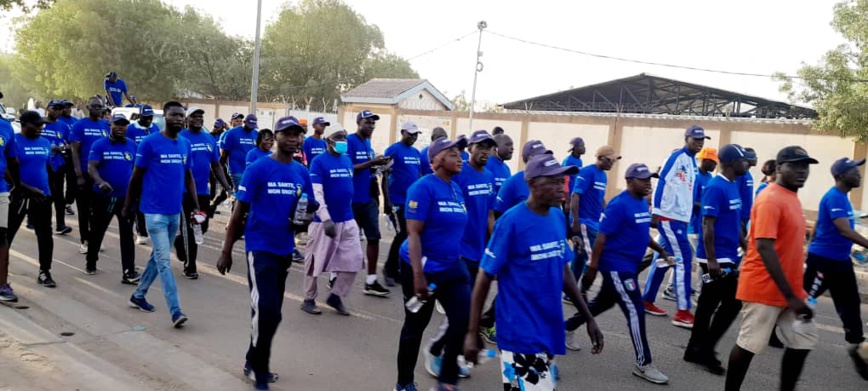 N'Djamena célèbre la Journée mondiale de la santé avec une grande marche sportive N'Djamena célèbre la Journée mondiale de la santé avec une grande marche sportive