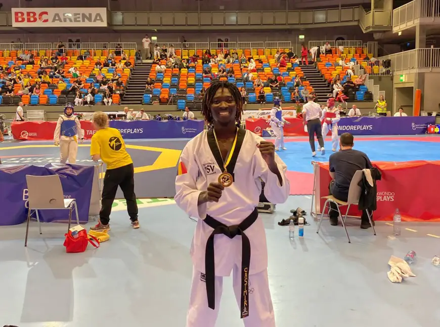 Taekwondo : Le tchadien Betel Casimir décroche l'or en Suisse