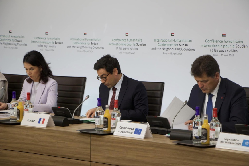 La conférence humanitaire de Paris appelle à la paix et à l'aide pour le Soudan La conférence humanitaire de Paris appelle à la paix et à l'aide pour le Soudan