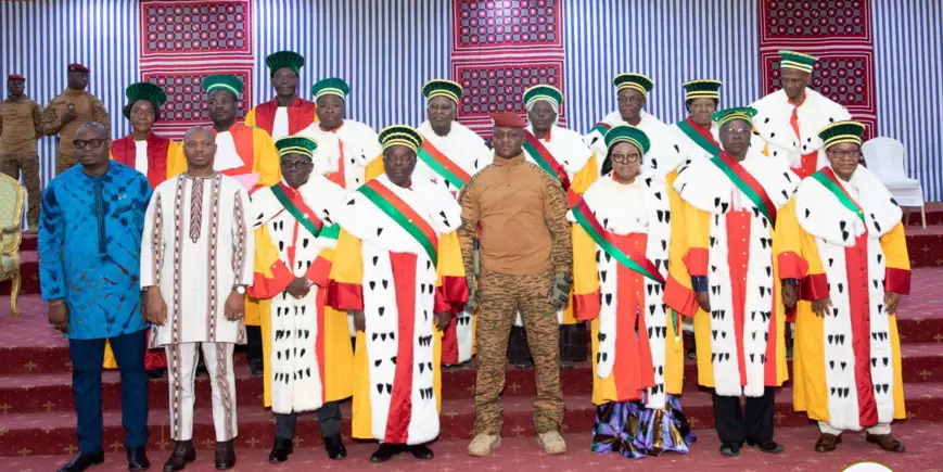 Burkina Faso : Trois nouveaux membres du Conseil constitutionnel prêtent serment