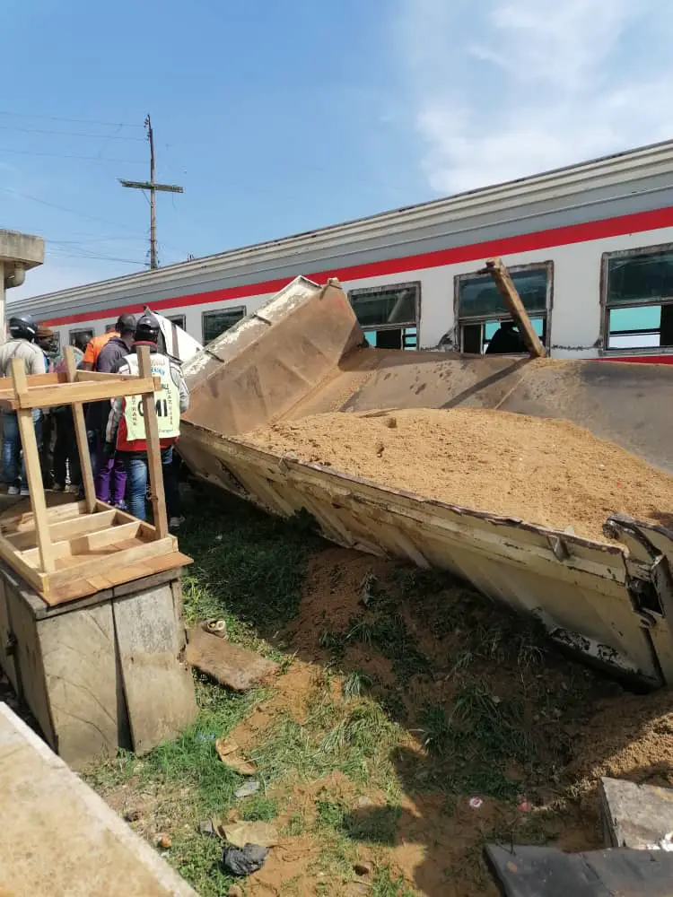 Cameroun : Collision entre un train et un camion, deux blessés