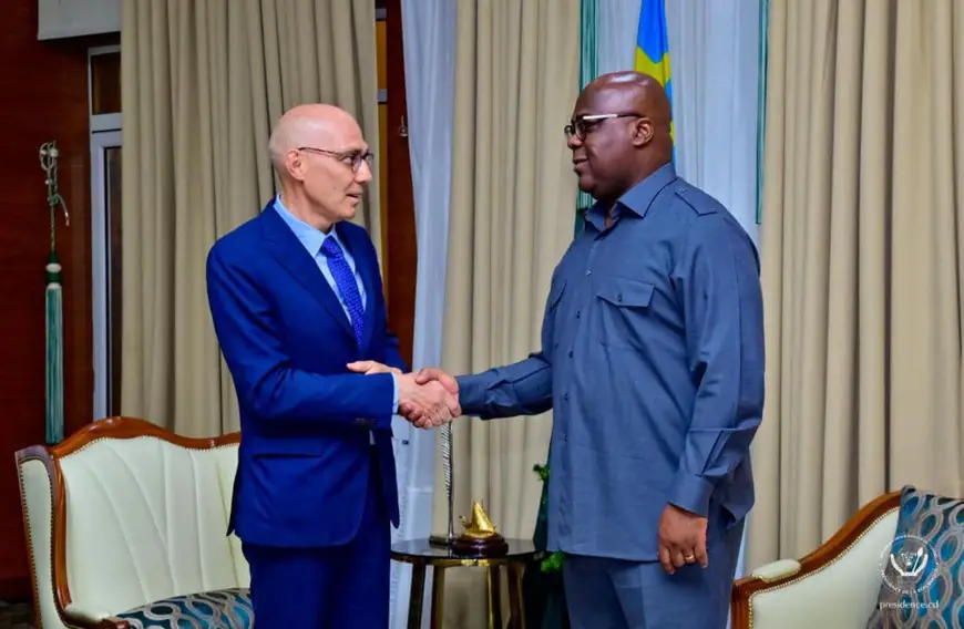 RDC : le président Tshisekedi rencontre le Haut-commissaire aux droits de l’homme Volker Turk