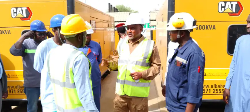 Tchad : le DG de la SNE inspecte les installations des centrales électriques à N'Djamena