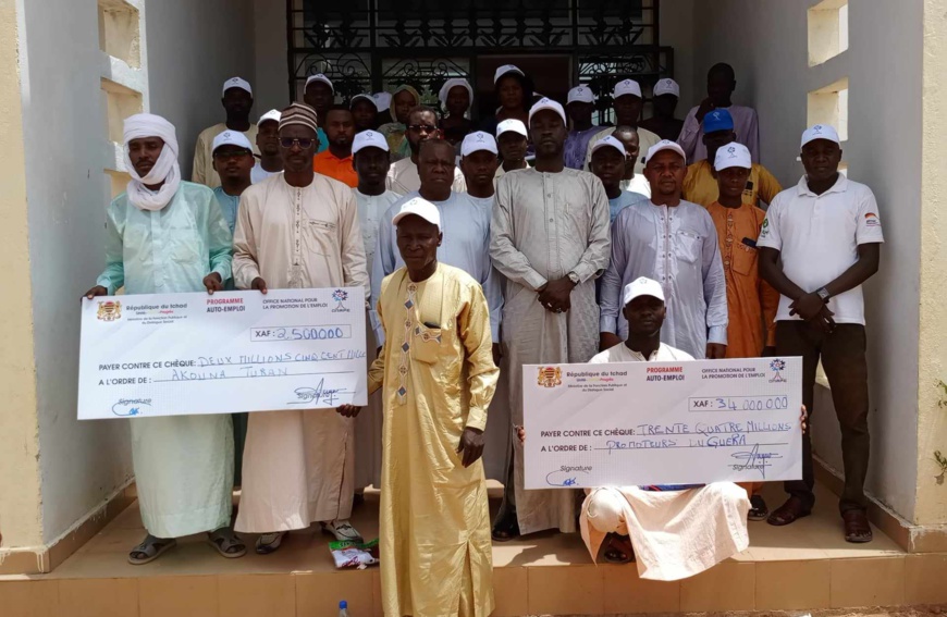 Tchad : les entrepreneurs de la province du Guéra reçoivent des chèques de l'ONAPE Tchad : les entrepreneurs de la province du Guéra reçoivent des chèques de l'ONAPE
