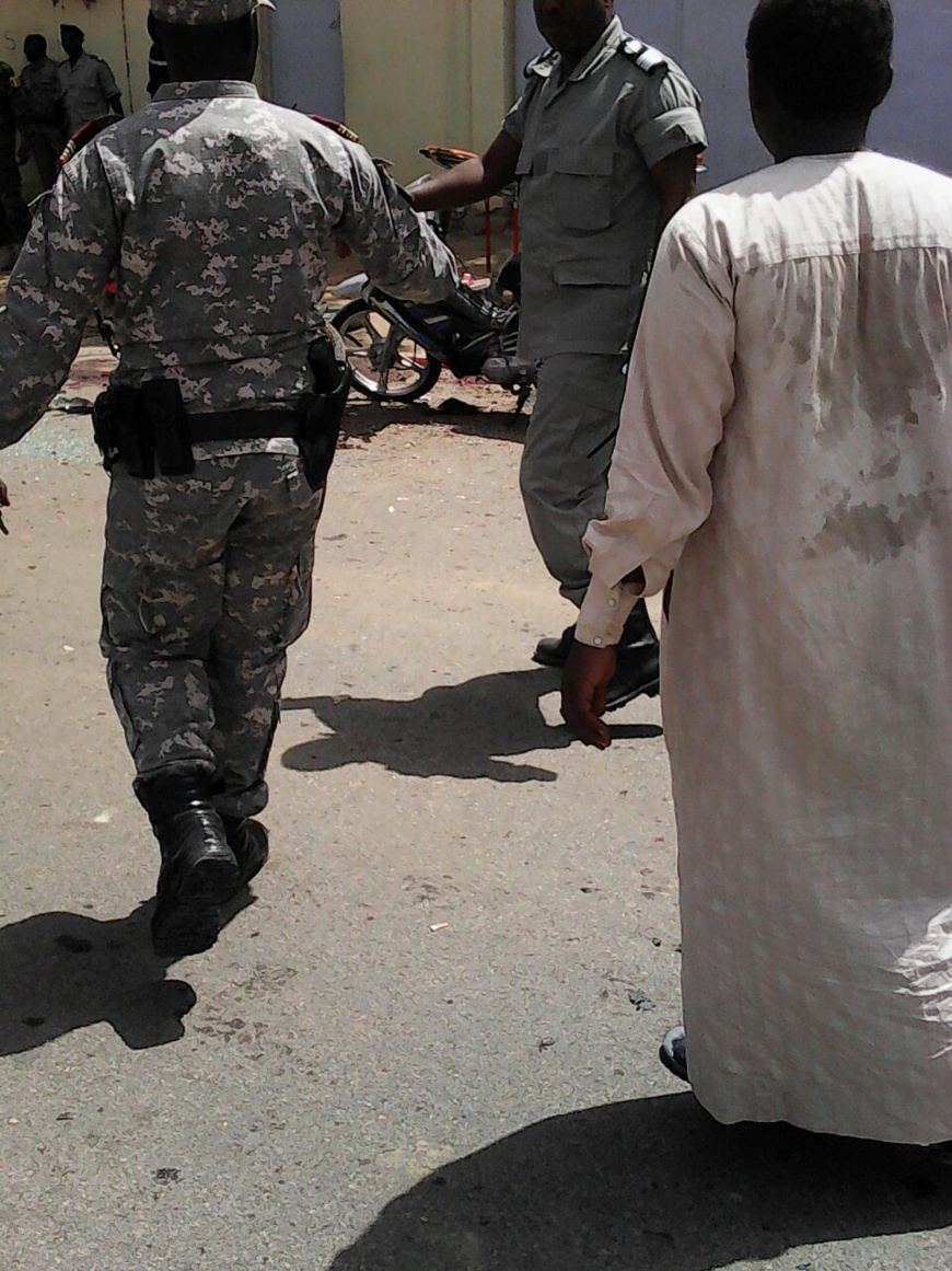 Les services de sécurité sur le qui-vive lors des attentats du 15 juin dernier. Alwihda Info/D.W.W.