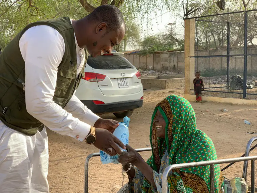 Tchad : UCF fournit une aide alimentaire aux lépreux à Abéché