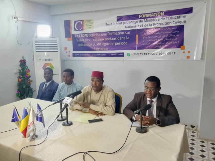 Tchad : le CEDPE se mobilise pour une utilisation responsable des réseaux sociaux Tchad : le CEDPE se mobilise pour une utilisation responsable des réseaux sociaux