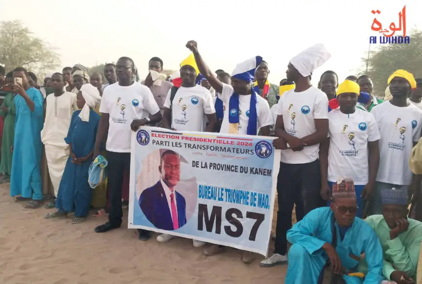 Tchad : meeting du parti Les Transformateurs à Mao, au Kanem
