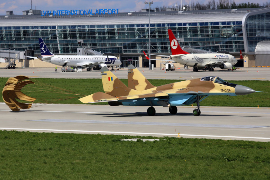 MiG-29 tchadien en 2014. Crédit photo : Oleg Volkov