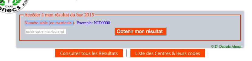 Tchad : Les résultats du baccalauréat seront disponibles sur internet