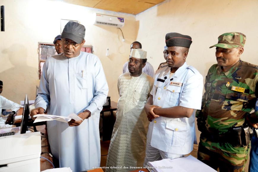 Tchad : visite d'inspection du DG des douanes à Koutere Tchad : visite d'inspection du DG des douanes à Koutere