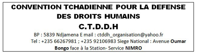 Tchad : La CTDDH dénonce la tentative de musellement de la presse Tchad : La CTDDH dénonce la tentative de musellement de la presse