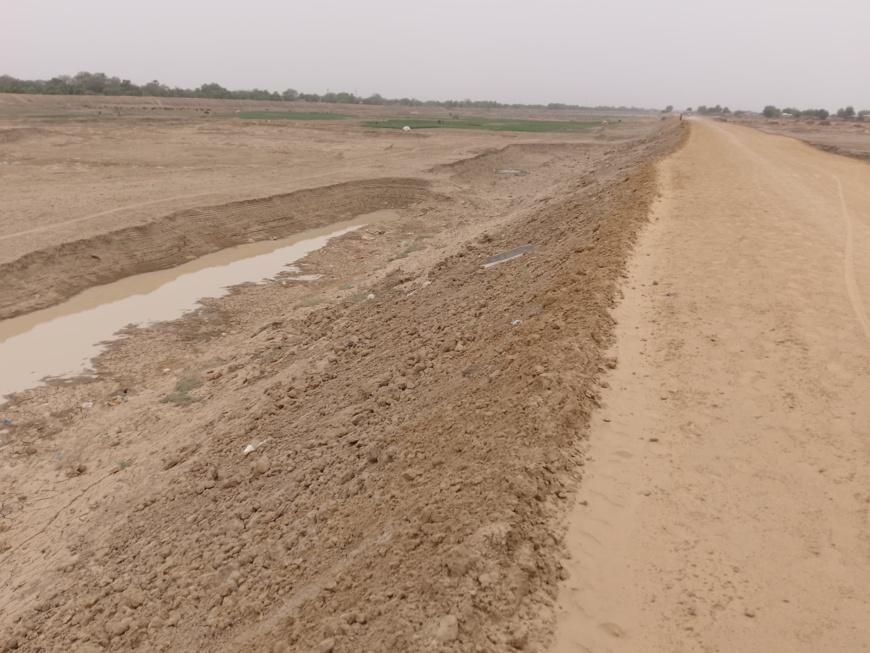 Tchad : la digue de Walia est déjà prête pour la réception Tchad : la digue de Walia est déjà prête pour la réception