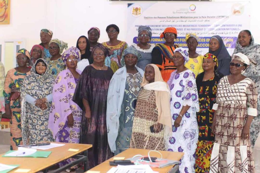 Tchad : la Coalition des Femmes Médiatrices pour la Paix Durable forme des formatrices Tchad : la Coalition des Femmes Médiatrices pour la Paix Durable forme des formatrices