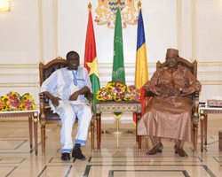 Tchad-Burkina Faso : Déby et Kafando pour une coopération renforcée