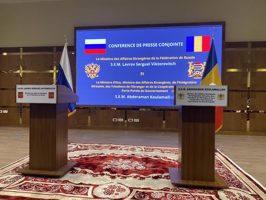 Tchad : le chef de la diplomatie russe est arrivé à N'Djamena Tchad : le chef de la diplomatie russe est arrivé à N'Djamena