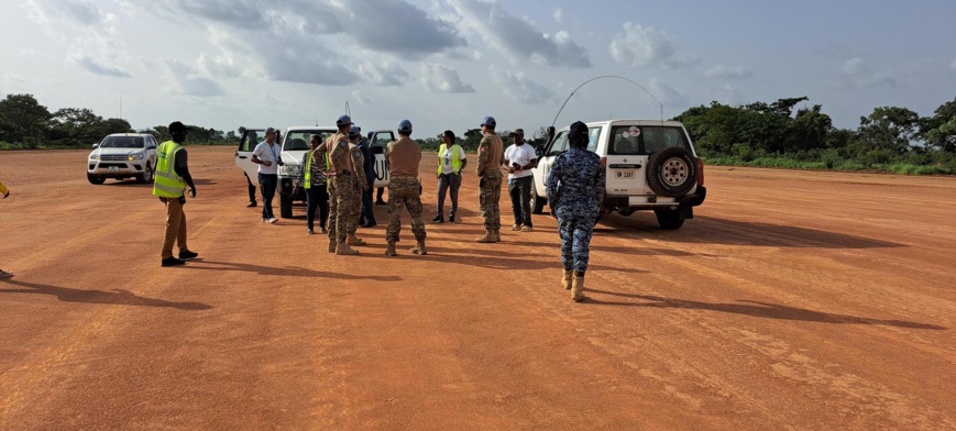 RCA - La piste de l'aérodrome de Bouar refaite : un nouveau souffle pour la ville et la région RCA - La piste de l'aérodrome de Bouar refaite : un nouveau souffle pour la ville et la région