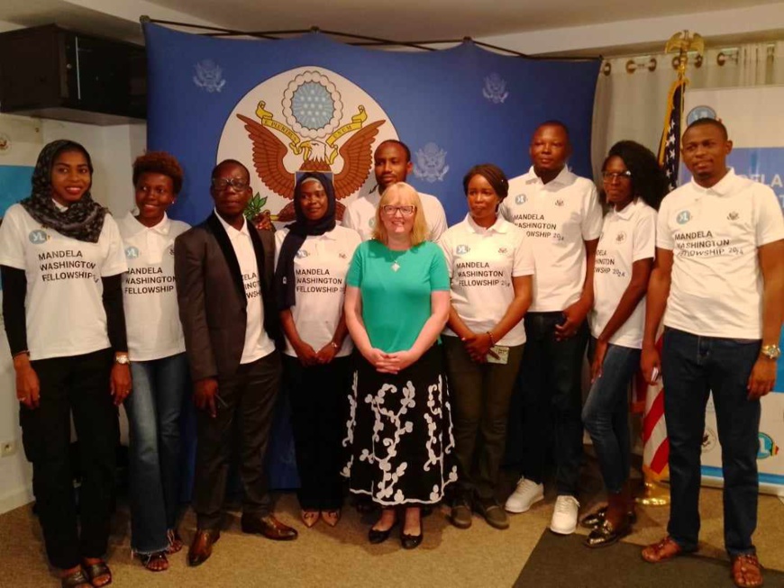 Tchad : séance d'orientation des alumni du programme Mandela Washington Fellowship 2024 Tchad : séance d'orientation des alumni du programme Mandela Washington Fellowship 2024