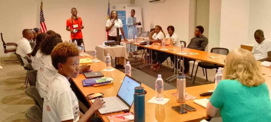 Tchad : séance d'orientation des alumni du programme Mandela Washington Fellowship 2024