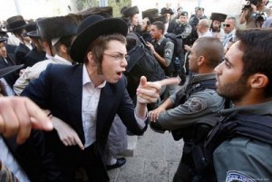 Affrontements entre extrémistes juifs et chrétiens à Jérusalem. Crédit photo : Sources