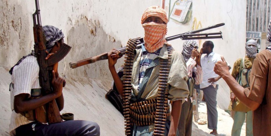 Des miliciens de Boko Haram au Nigeria. Crédit photo : Sources Des miliciens de Boko Haram au Nigeria. Crédit photo : Sources