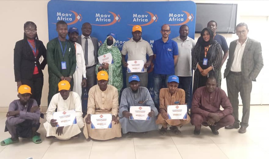 Moov Africa Tchad récompense les derniers gagnants de la promotion HADIYA TABASKI