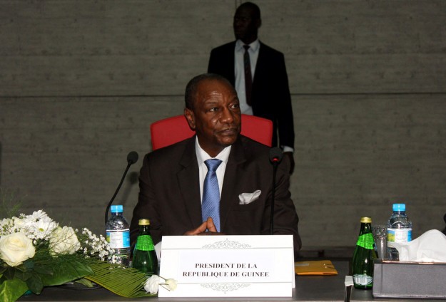 Le Président guinéen, Alpha Condé. Andalou Agency Le Président guinéen, Alpha Condé. Andalou Agency