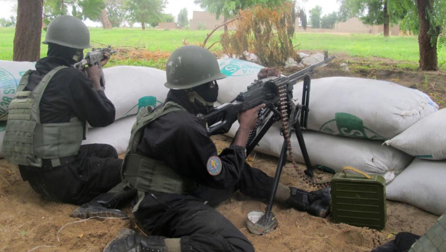 Des militaires camerounais au front à l'Extrême Nord du pays.