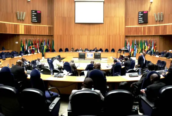 Le conseil de paix et de sécurité de l'Union Africaine.