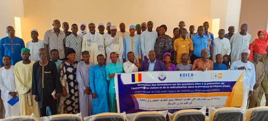 Lutte contre l'extrémisme violent et la radicalisation au Moyen-Chari : Le Conseil Supérieur des Affaires Islamiques organise une formation des formateurs Lutte contre l'extrémisme violent et la radicalisation au Moyen-Chari : Le Conseil Supérieur des Affaires Islamiques organise une formation des formateurs