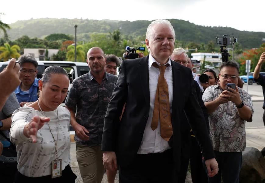 Julian Assange revient en Australie en homme libre.