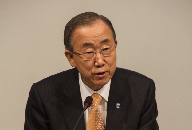 Le Secrétaire général des Nations Unies, Ban Ki-moon. AA Le Secrétaire général des Nations Unies, Ban Ki-moon. AA