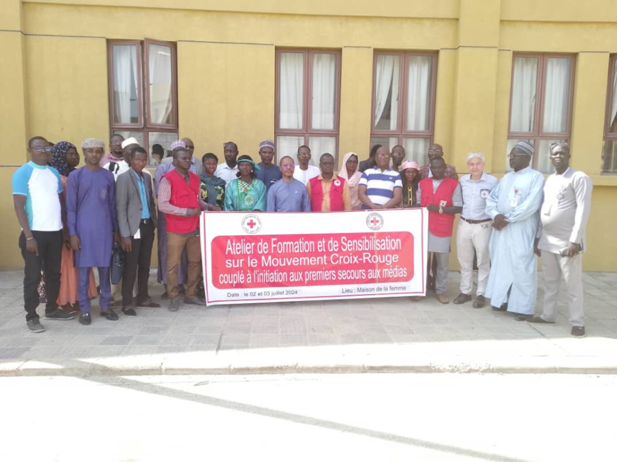 Tchad : La Croix Rouge initie les professionnels des médias aux premiers secours