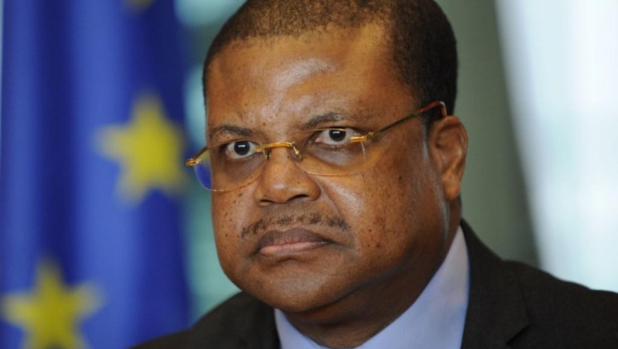 L'ex-Premier ministre centrafricain Nicolas Tiangaye, à Bruxelles le 22 avril 2013. AFP PHOTO/JOHN THYS