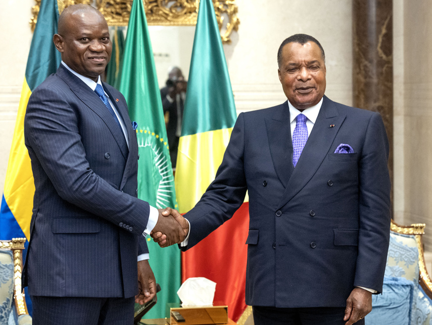 Congo-Gabon : le général Oligui Nguema a été reçu par le président Sassou Nguesso Congo-Gabon : le général Oligui Nguema a été reçu par le président Sassou Nguesso