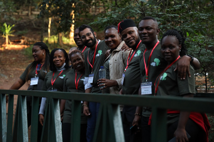 Pendant le GLFx Africa Chapter Summit 2023, à Nairobi, Kenya. Photo : Global Landscapes Forum. Pendant le GLFx Africa Chapter Summit 2023, à Nairobi, Kenya. Photo : Global Landscapes Forum.