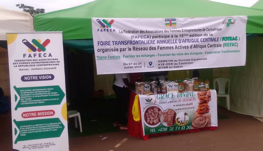 FOTRAC 2024 : la présidente du REFAC plaide pour la libre circulation en Afrique centrale FOTRAC 2024 : la présidente du REFAC plaide pour la libre circulation en Afrique centrale