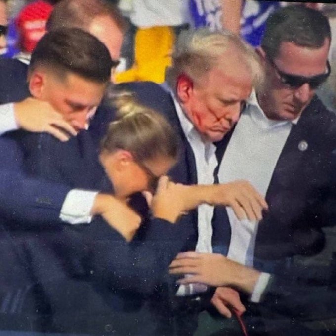 Amérique : L’ancien Président Donald Trump blessé par balle lors du meeting de campagne de à Butler, en Pennsylvanie Amérique : L’ancien Président Donald Trump blessé par balle lors du meeting de campagne de à Butler, en Pennsylvanie