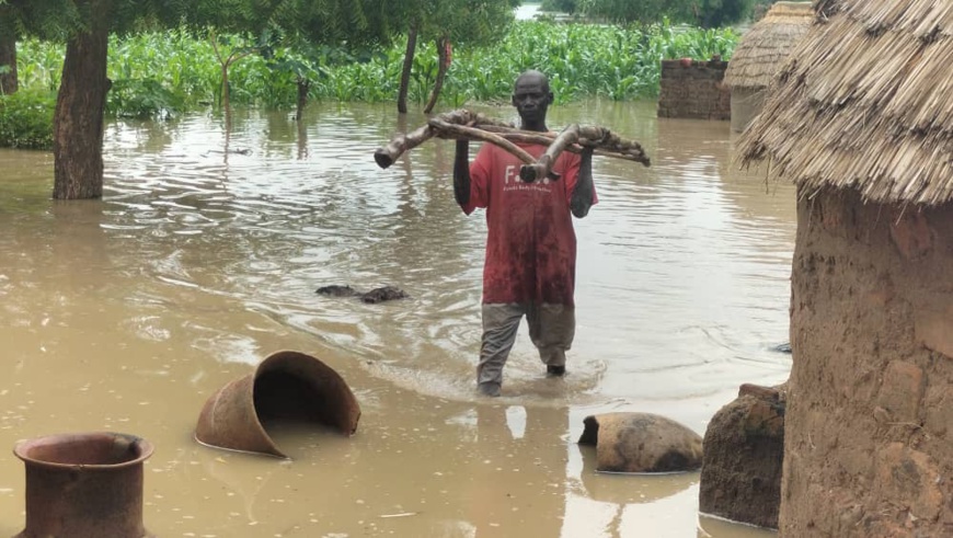 Tchad : au Mayo-Kebbi Est, Tikem et Daba sont inondés par le débordement de la rivière