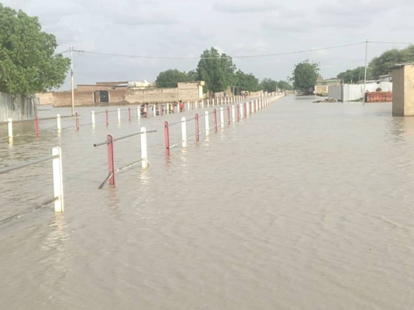 Tchad : Le quartier Zafaye dans le 8ème arrondissement de N'Djamena submergé