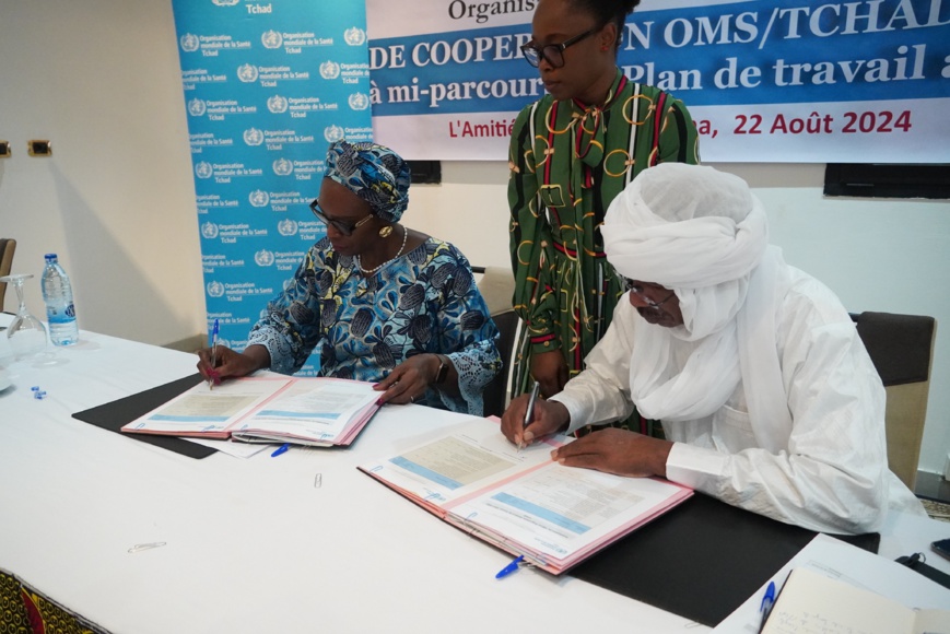 L'OMS et le Tchad renforcent leur partenariat pour la santé L'OMS et le Tchad renforcent leur partenariat pour la santé