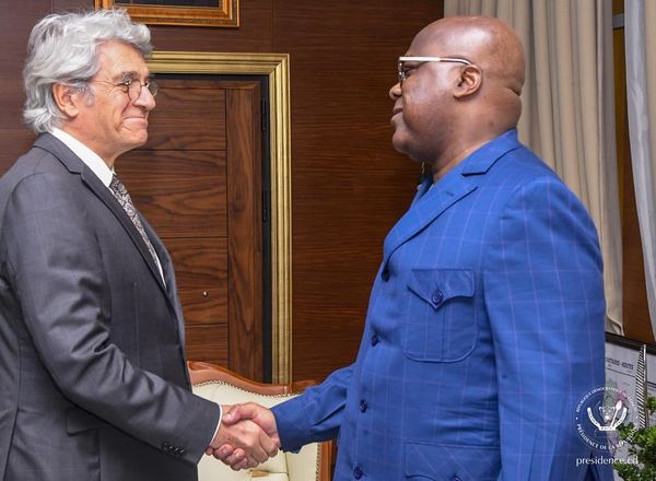 RDC-France : l’ambassadeur de France fait ses adieux au président Félix Tshisekedi RDC-France : l’ambassadeur de France fait ses adieux au président Félix Tshisekedi