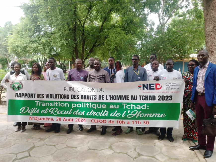 Tchad : DHSF publie son rapport annuel sur les violations des Droits de l'homme 2023 Tchad : DHSF publie son rapport annuel sur les violations des Droits de l'homme 2023