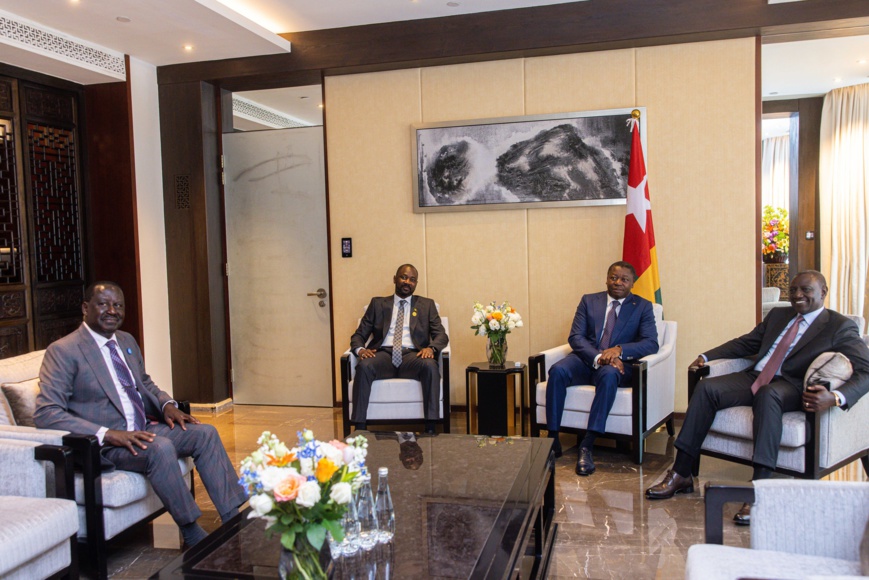 FOCAC 2024 : Assimi Goïta rencontre ses homologues de la Mauritanie, du Togo et de la RCA FOCAC 2024 : Assimi Goïta rencontre ses homologues de la Mauritanie, du Togo et de la RCA