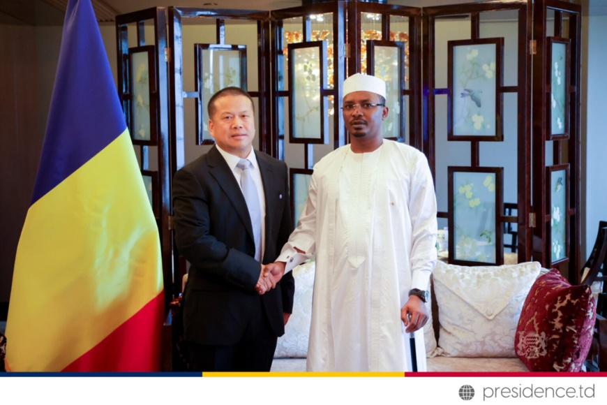 Tchad - Partenariat : Audience du Chef de l'État avec les délégations de CGCOC et CATIC Tchad - Partenariat : Audience du Chef de l'État avec les délégations de CGCOC et CATIC