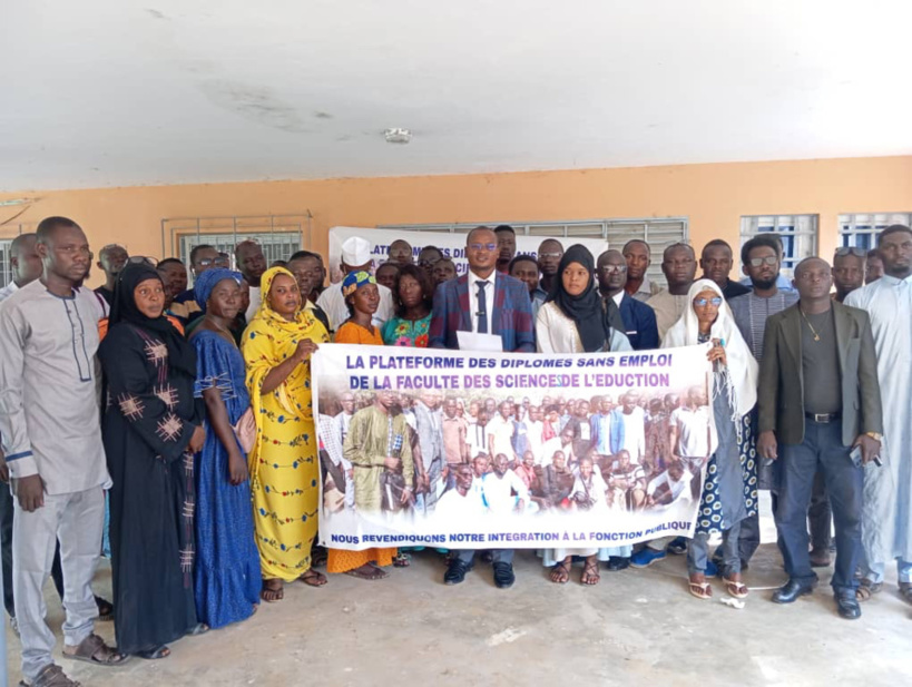 Tchad : Les diplômés sans emploi de la Faculté des sciences de l’éducation plaident pour l'intégration Tchad : Les diplômés sans emploi de la Faculté des sciences de l’éducation plaident pour l'intégration