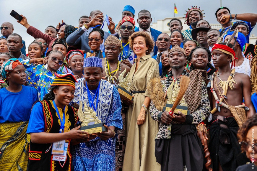 Cameroun :  visite de la DG de l’UNESCO, entre promotion des langues et culture Cameroun :  visite de la DG de l’UNESCO, entre promotion des langues et culture