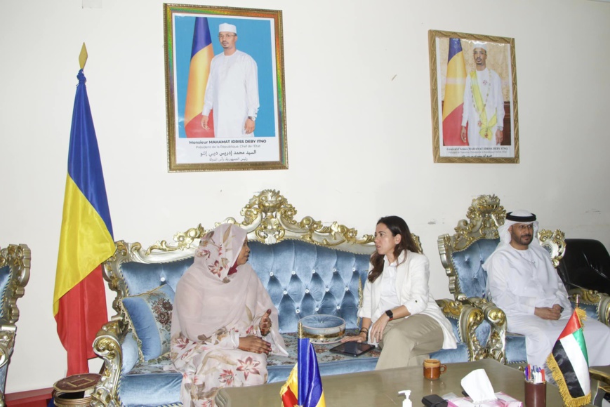 Tchad : Visite conjointe de la Ministre déléguée auprès du Ministre des Affaires Étrangères et de la Sous-Secrétaire d'État émiratie à Abéché Tchad : Visite conjointe de la Ministre déléguée auprès du Ministre des Affaires Étrangères et de la Sous-Secrétaire d'État émiratie à Abéché